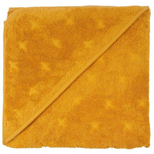 Müsli orgaanilisest puuvillafroteest vannirätik, mustard