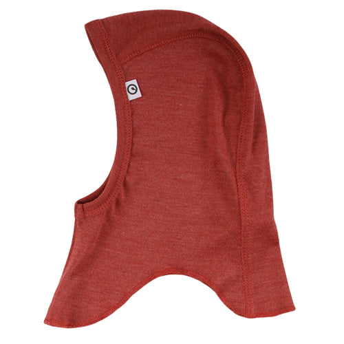 Müsli Woolly silk balaclava baby, russet