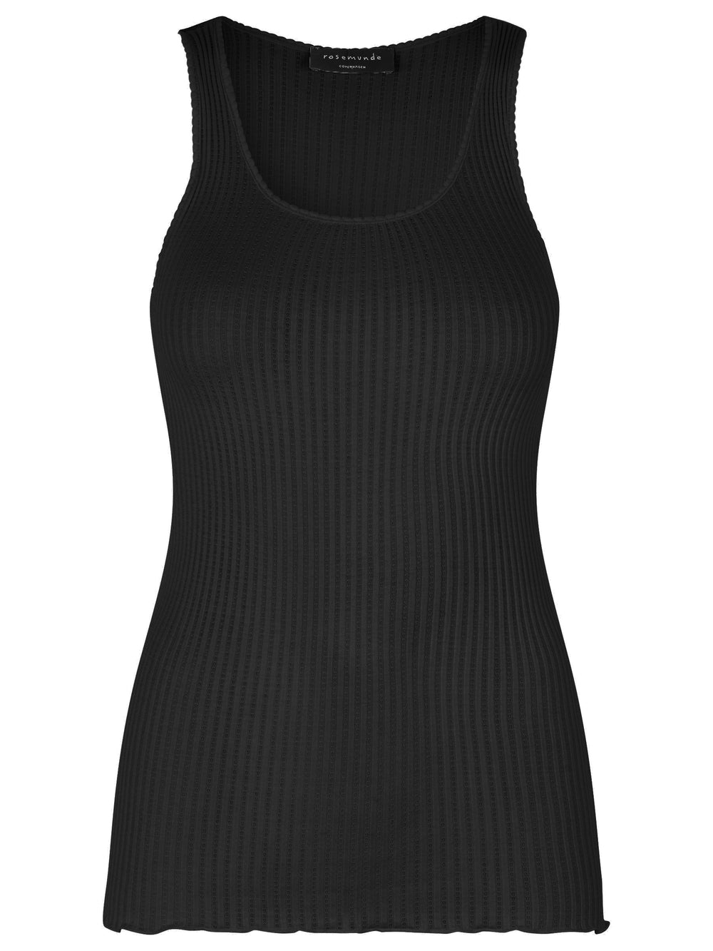 Rosemunde siidist särgik pitsita, black