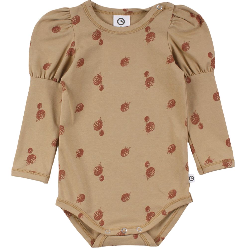 Müsli Berry puff sleeve body, Toffee