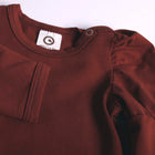 Müsli Cozy Me puff sleeve body, fudge