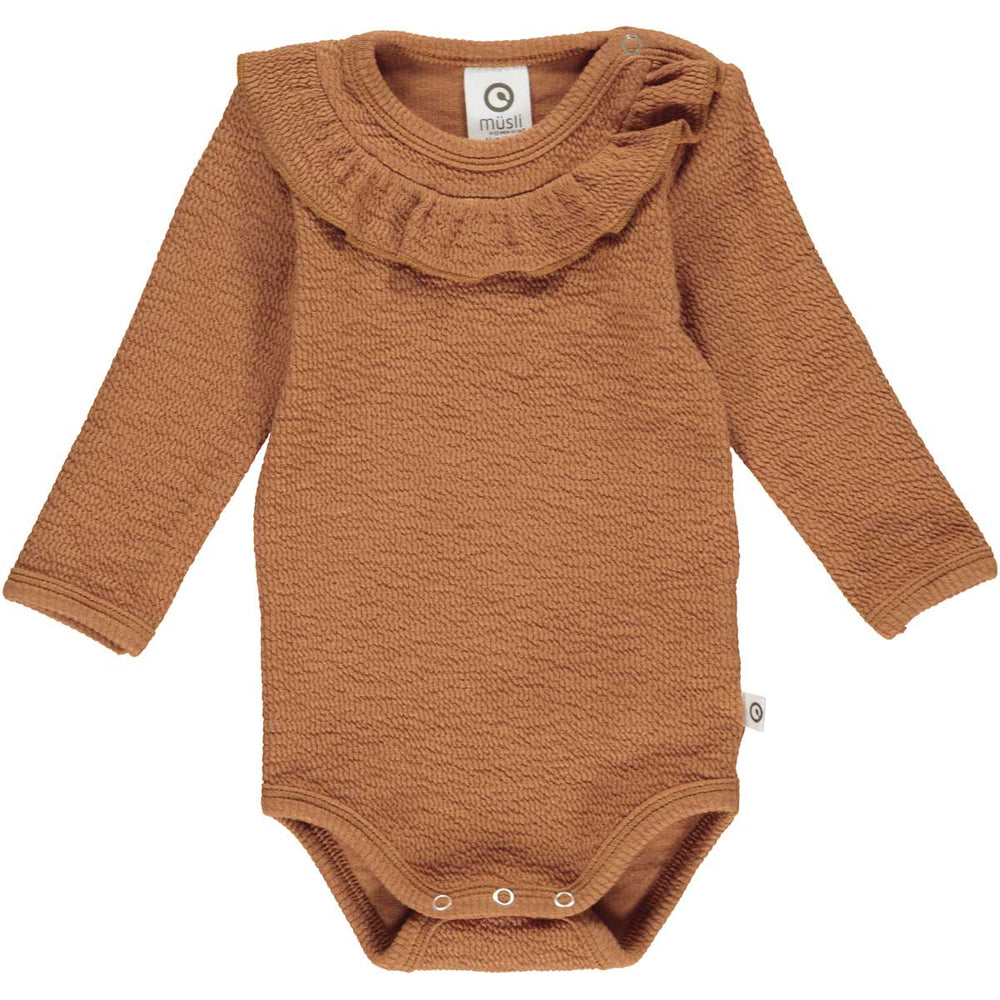 Müsli Crepe body, amber