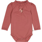 Müsli Dahlia print l/s body, rose
