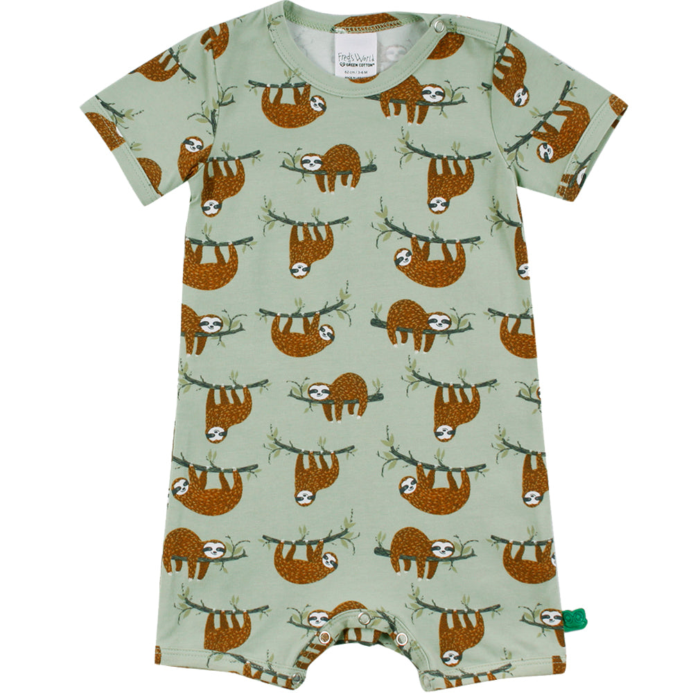 Fred´s World Sloth romper, Pale moss