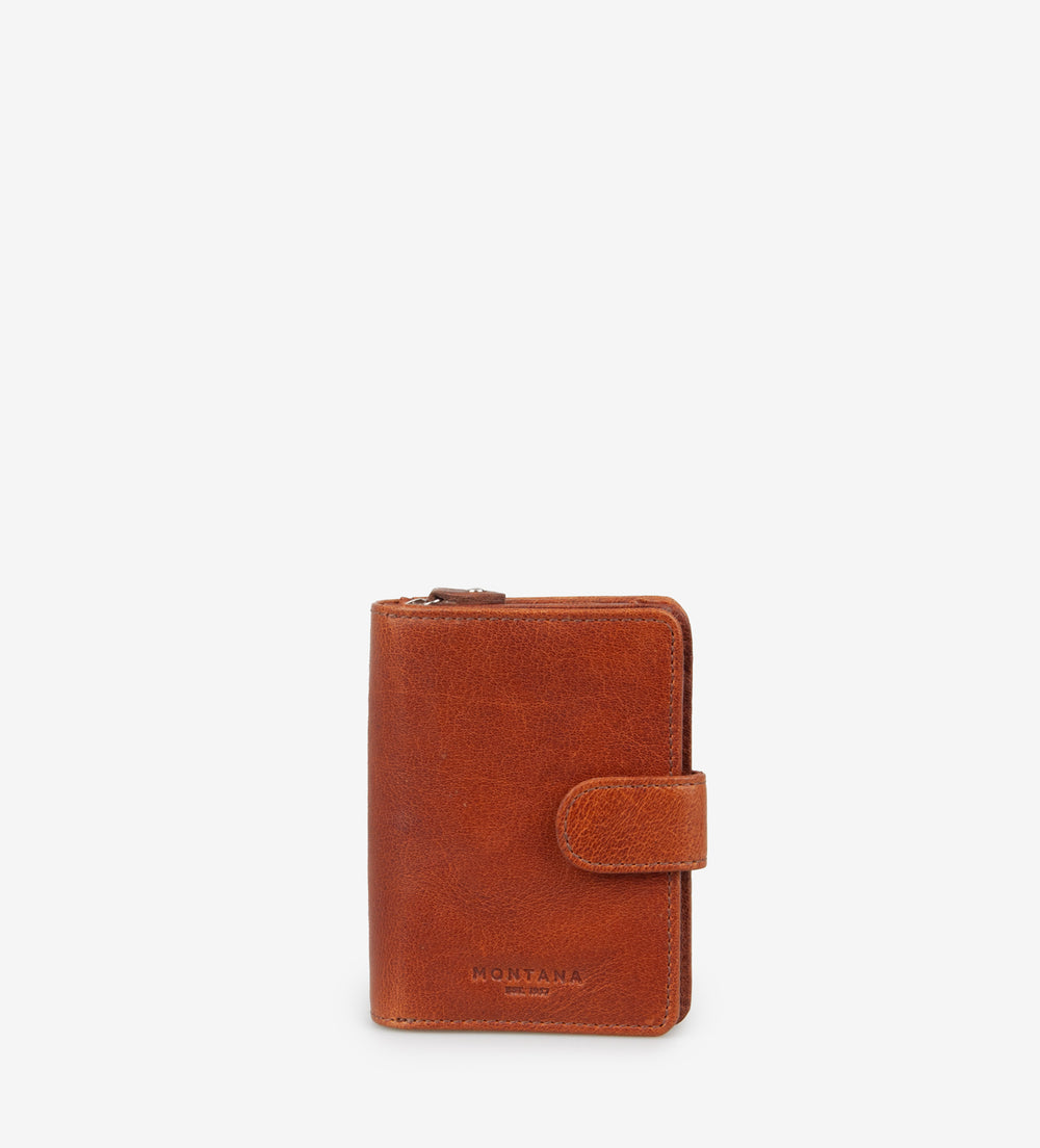 Montana nahast rahakott Buff, cognac