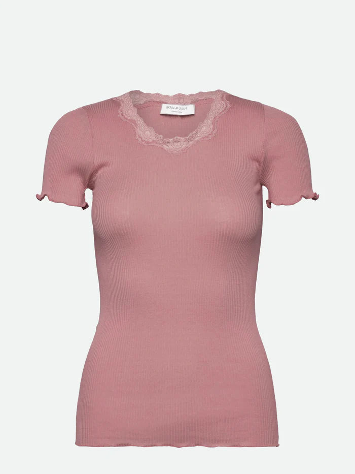 Rosemunde siidist pluus, woodrose