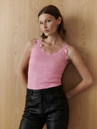 Rosemunde Babette siidist särgik, prism pink