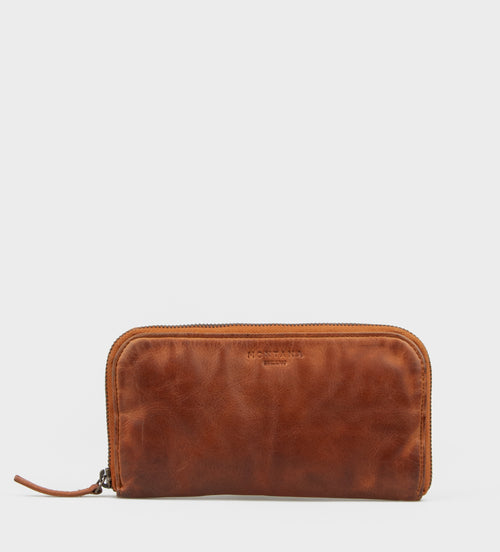 Montana nahast rahakott Hilda Urban, cognac