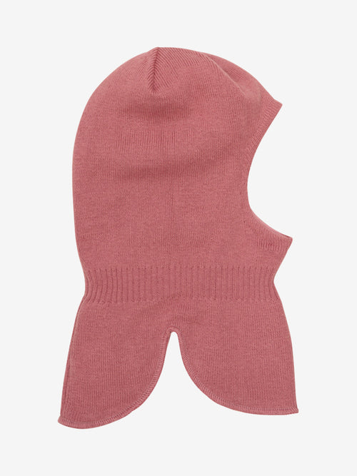 Minymo kootud tuukrimüts, vill+puuvill, dusty rose