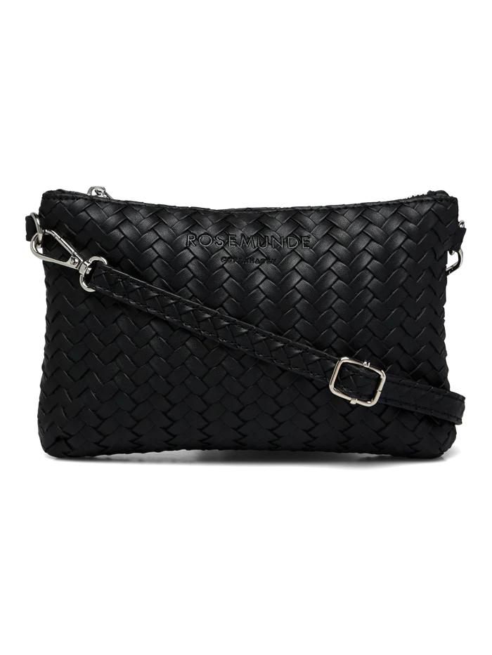 Rosemunde Remi small clutch, black silver
