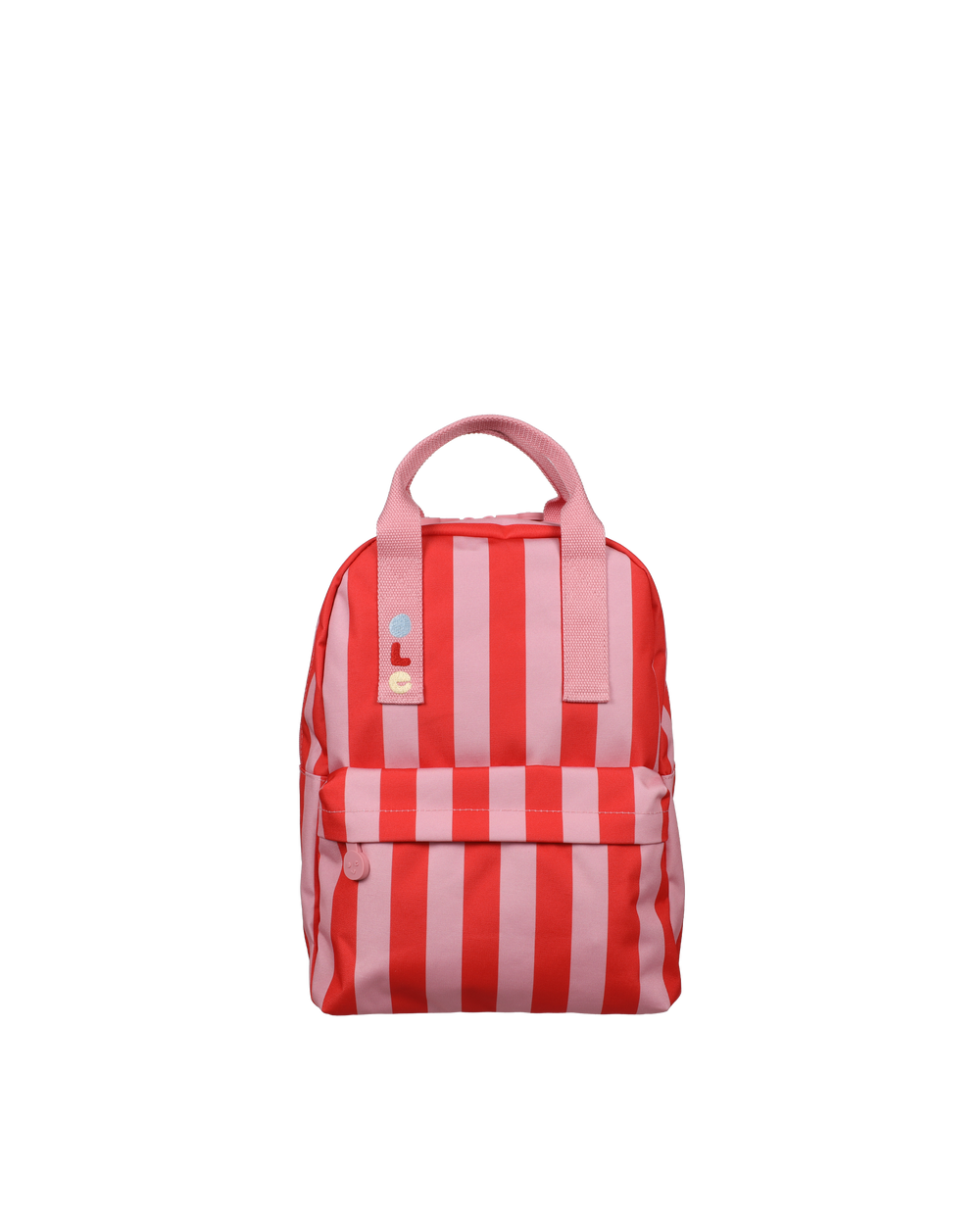 Ole keskmine seljakott, Stripe - Poppy Red + Litchi