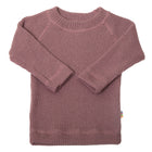 Joha meriinovillane kootud pullover, rose