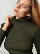 Rosemunde siidist polo, bright green
