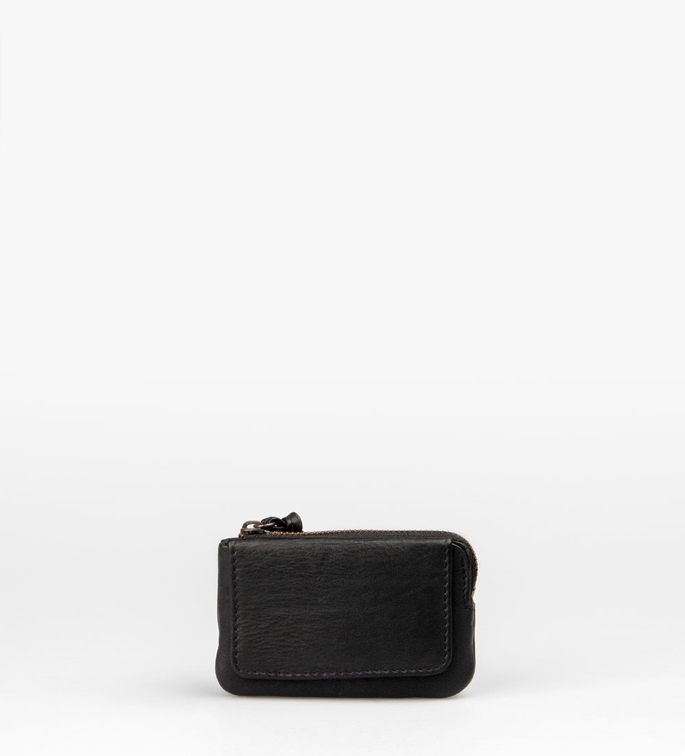 Treats nahast väike rahakott Filippa Common Black