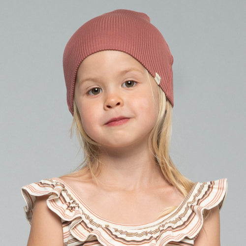 Minimalisma siidist müts Bambi, antique red