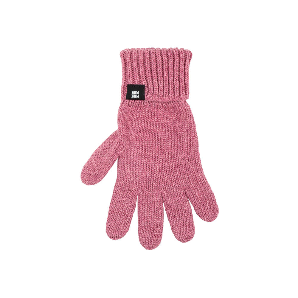 Pure Pure by Bauer meriino-puuvill-siid kindad lastele, Dusty pink