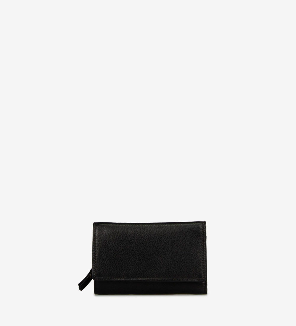 Treats nahast rahakott Marta Common, black