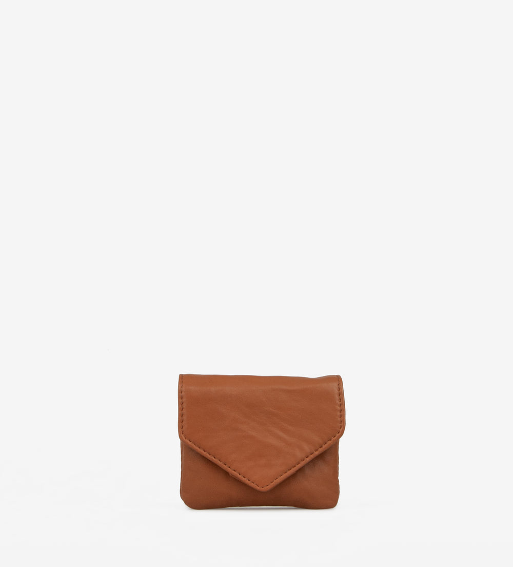 Treats nahast rahakott Faye Soft Cognac
