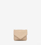 Treats nahast rahakott Faye Soft Beige
