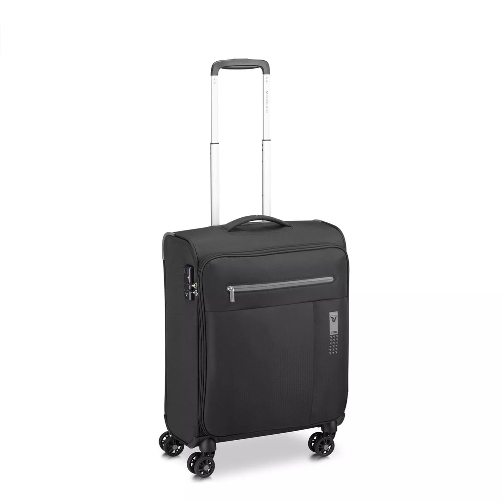 Roncato Lite Soft S suuruses käsipagasi kohver, Nero Fumo