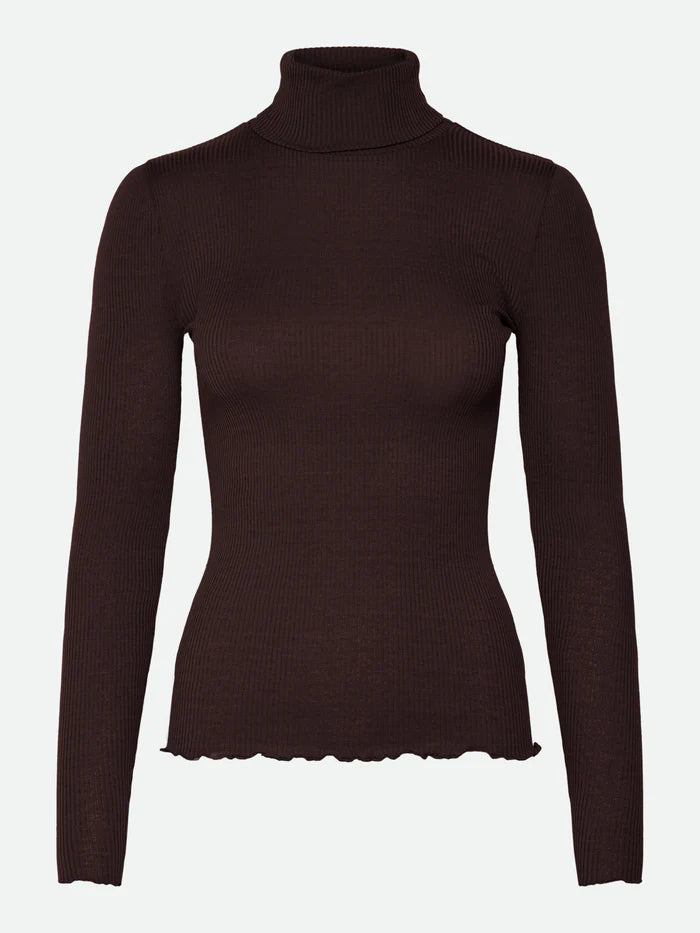 Rosemunde siidist polo, ganache