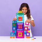 Connetix Bright Portal Pack 48 pc, üksteise sisse mahtuvate ruutudega magnetklotsid 🧩