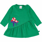 Fred's World Mushroom l/s dress baby, Earth green