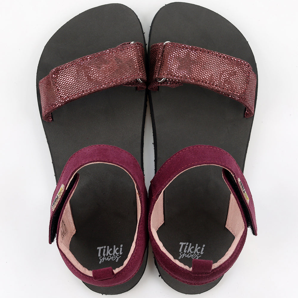 Tikki Morro Leather sandaalid, sangria