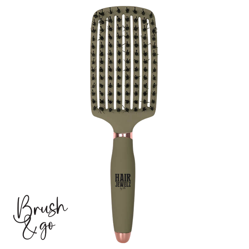 Hairjewelz by Elle, “BRUSH & GO” juuksehari