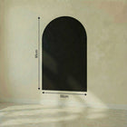 Petit Tableau kaarjas magnettahvel lastele, must