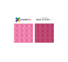 Connetix 2 Piece Base Plate Pink & Berry Pack, alusplaadid