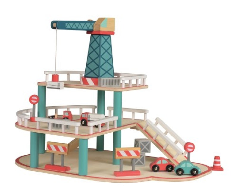 Egmont Toys puidust Garaaž kraanaga