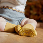 GoBabyGo libisemiskindlad bambussokid, Mustard