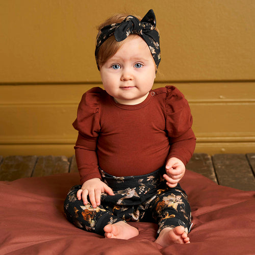 Müsli Cozy Me puff sleeve body, fudge