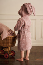 Müsli orgaanilisest puuvillafroteest hommikumantel Bunny, fudge