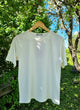 Bourette´i siidist t-särk, White