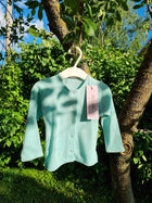 Bourette´i siidist kardigan, Mint