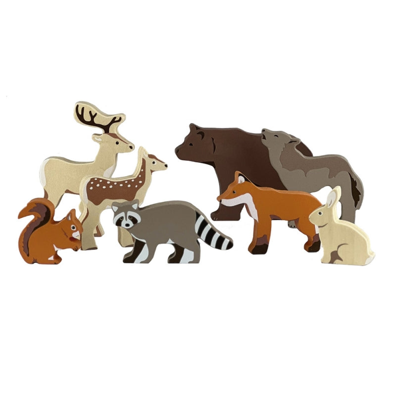Egmont Toys 8 puidust Metslooma