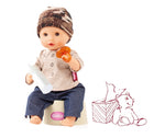 Götz Sleepy Aquini Boy, 33cm