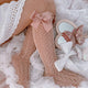 Condor pitsilised puuvillased põlvikud, lipsuga, Pale Pink