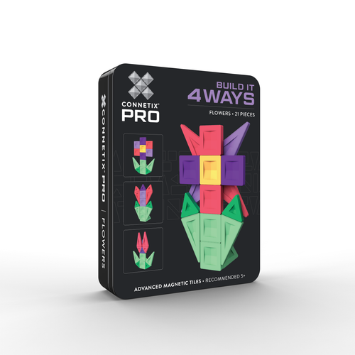 CONNETIX PRO Build It 4 Ways Flowers Pack, 21 osa