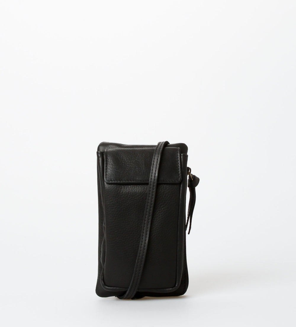 Treats nahast väike crossbody-kott Molly Common, black