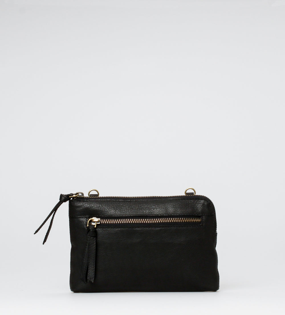 Treats nahast väike crossbody-kott Nanna Common, black