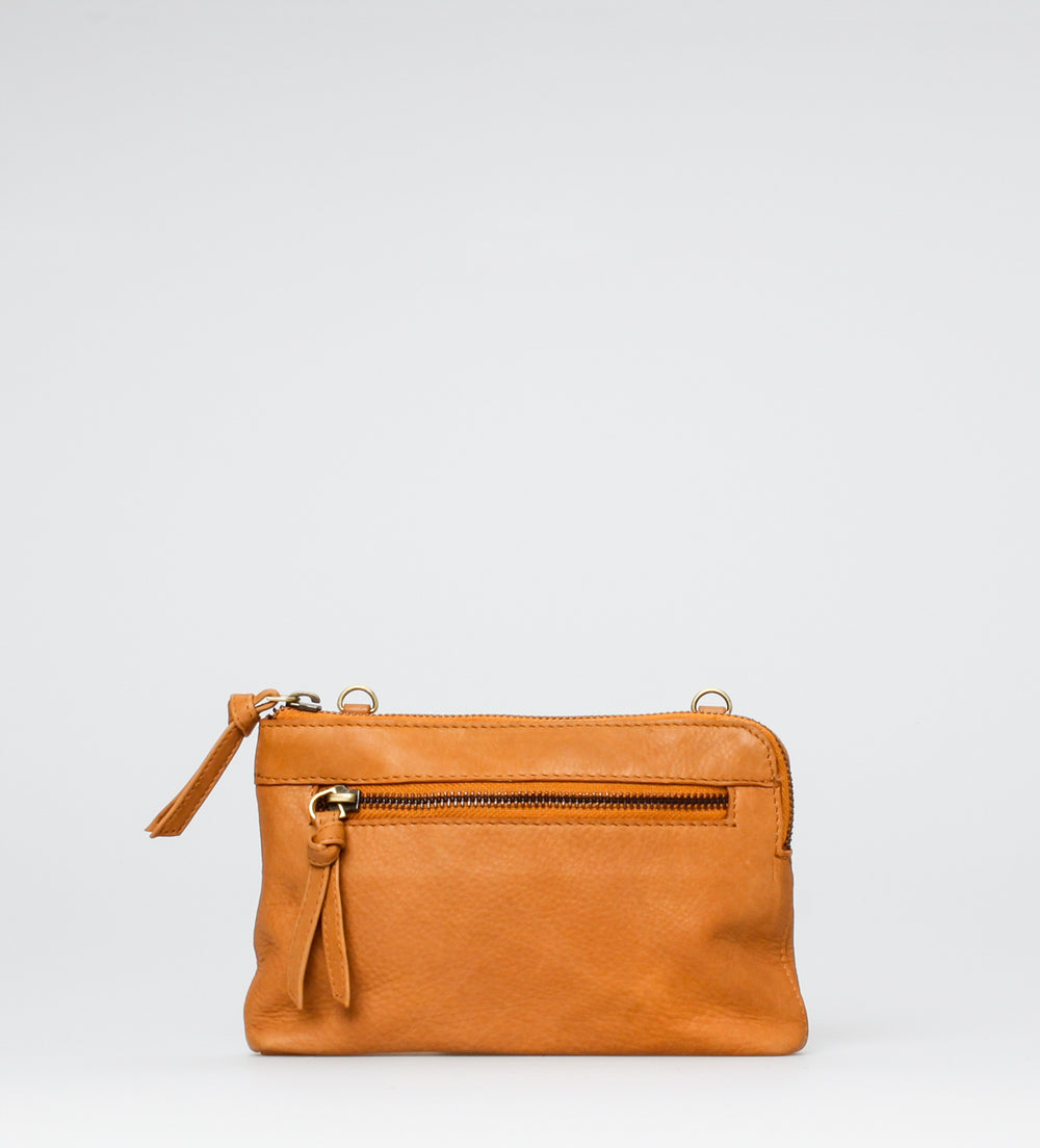 Treats nahast väike crossbody-kott Nanna Common, cognac