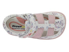 Beppi kinnised sandaalid, white/pink