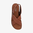 GROUNDIES® Verona Vegan Dark Brown, naiste barefoot sandaalid