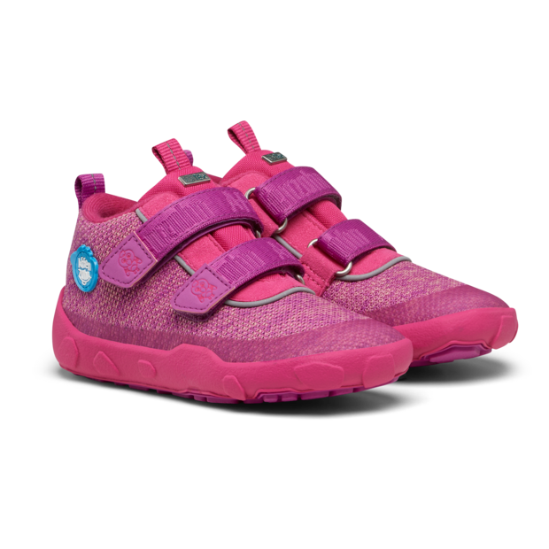 Affenzahn Lowboot Knit Happy, flamingo