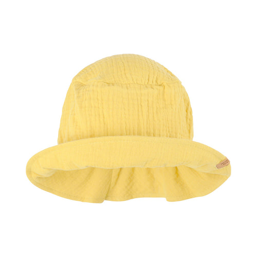 Pure Pure by Bauer musliinkangast päikesekaitsemüts, banana cream