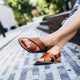 GROUNDIES® Verona Vegan Dark Brown, naiste barefoot sandaalid
