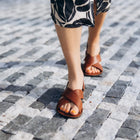 GROUNDIES® Verona Vegan Dark Brown, naiste barefoot sandaalid